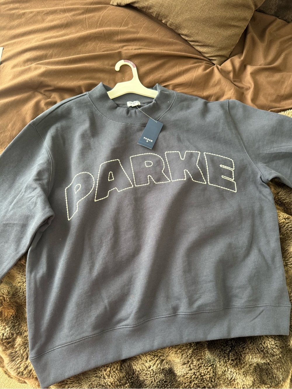 Parke Crewneck Sweatshirt - Slate Blue